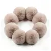Directamente del Fabricante, Bolas de Piel Sintética de Conejo 6-8cm, Bolas de Piel Falsa para Decoraciones Navideñas DIY, Bolas de Felpa, Bolas de Piel de Conejo de Colores