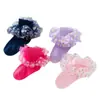Calcetines de Encaje para Niñas Otoño e Invierno Calcetines de Algodón para Niños Danza Latina Princesa Recién Nacido Lindos Calcetines para Niños Calcetines para Niñas