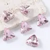 Garra de Triángulo Diamante Cristal Vidrio Cosido a Mano Diamante DIY Ropa Vestido de Novia Zapatos Bolsa Accesorios para el Cabello Accesorios Pegajoso y Cosible