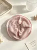 Elásticos de Cabelo de Alta Elasticidade para Mulheres, Scrunchies de Lã Listrados de Alto Padrão para Outono e Inverno, Tamanho Grande, Fornecimento Atacadista, Direto do Fabricante
