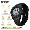 Sanda Temu Reloj Más Vendido Multifuncional Unisex Esfera Grande Reloj Deportivo Resistente al Agua Muñequera Pantalla Desplazable Reloj Electrónico