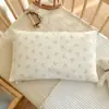 Almohada de Trigo Sarraceno para Bebé Almohada de Gasa de Algodón Puro para Recién Nacido Almohada de Algodón para Siesta de Niños de Jardín de Infancia Universal para Todas las Estaciones
