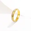 Nuevo Anillo de Acero de Titanio Curvado de Moda Simple Personalizado de Venta Caliente Transfronteriza Joyería de Anillo de Lujo Accesible Europeo y Americano de Gama Alta