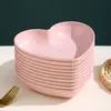 Plato para Escupir Huesos de Dibujos Animados para Escritorio del Hogar Plato Creativo de Concha Manzana Pequeño Plato de Amor Plato para Frutas Snacks Frutas Secas de Sala de Estar