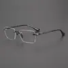 Gafas Kelo Ch8290 Negocios Retro Hombres y Mujeres 152 Cara Grande Hombres Gordos Ultraligeras de Titanio Puro Se Pueden Equipar con Miopía Luz Azul Anti-Azul
