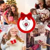 Colar Explosões da Amazon Transfronteiriço Feminino Moda Europeia e Americana Zircônia Colorida Pingente de Coração Presente Dia dos Namorados Dia das Mães