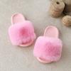Nuevas Pantuflas Peludas de Otoño e Invierno para Niños para Usar Afuera Antideslizantes Engrosadas Cálidas Eva para Niños y Niñas Pantuflas para Bebé Algodón