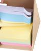 Caja Cuadrada Esmerilada para Notas Post-It Se Puede Imprimir con Logotipo, Varias Cajas Cuadradas Estéreo para Notas, Notas Adhesivas para Mascotas