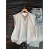 Wolf del Norte Talla Extra Grande 150kg Patchwork de Espiga Chaleco de Cuello en V Camiseta sin Mangas de Peso Pesado Verano para Hombre Corte Limpio Alta Calidad