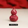 Colgante de Calabaza de Arena Púrpura Dorada de Alto Contenido de Cinabrio Crudo Natural al por Mayor Accesorio para Joyería DIY