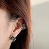 Plato de Incienso para Mosquitos Clip para la Oreja Sin Agujeros en la Oreja Sentido Avanzado Temperamento Simple Aretes de Joker Moda de Lujo Ligero Aretes Indoloros al Mayoreo
