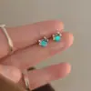 Pino de Prata S925 Brincos de Pérola Redondos Elegantes Retrô Franceses Brincos de Pino Luxo Leve Design de Nicho Personalizado