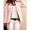 Blazer de manga larga de color caramelo 2026 eBaywish, una prenda exterior entallada y favorecedora para mujer, adecuada para el trabajo o para uso casual