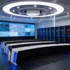 Escritorio de Operación de Monitoreo y Consola de Mando Curva de Acero y Madera Tuchuang Yida Escritorio de Despacho de Seguridad