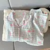 Pijama Longo Manga Longa Calça Longa Algodão Nuvem Direto da Fábrica Meninas Fofo Doce Desenho Animado Pijama Conjunto para Casa