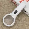 Nova Lupa de Mão de Alta Definição para Idosos com Três Luzes LED, 75mm, Ampliação 3X, para Leitura, Visualização de Mapas e Apreciação