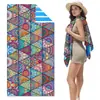 B104 Milhões de Peças em Estoque Amazon Mais Vendido Toalha de Praia Dupla Face em Fleece Suporta Design Personalizado Toalha de Surf e Toalha Esportiva