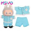 Adecuado para Ropa de Muñeca Labubu, Peluche Vinilo Sentado Fiesta Primera, Segunda y Tercera Generación Traje de Falda de Repuesto