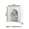 Gabinete Decorativo de Lareira Estilo Francês, Gabinete de Exibição Branco e Preto Estilo Americano para Sala de Transmissão ao Vivo, Gabinete de Entrada Estilo Nórdico para Pousadas