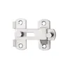 Cerradura de pestillo de puerta de acero inoxidable Hebilla de cerrojo para puerta de gabinete engrosada sin perforación Cerradura de seguridad antirrobo para puerta de madera antigua del hogar