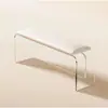 Banco Largo de Acrílico, Silla de Comedor Flotante, Banco para Cambiarse los Zapatos, Banco Largo para Entrada, Entrada de Casa, Dormitorio, Banco al Pie de la Cama, Banco Largo