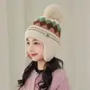 Gorros de Punto Engrosados para Otoño e Invierno con Protección para las Orejas para Niños y Niñas, Gorros de Lana Cálidos y Lindos, Gorros de Princesa para Bebés y Niños Pequeños