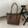 Moda Retro de Comercio Exterior Bolso Grande para Mujer Otoño e Invierno Nuevo Bolso Tote Casual Gran Capacidad para Clase Viajes al Trabajo Bolso de Hombro