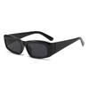 Nuevas gafas de sol cuadradas de montura pequeña transfronterizas, gafas de sol retro con protección UV para fotos de calle.