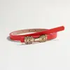 Cinto Feminino Cinto Fino Cor Doce Novo Cinto Feminino Fivela Decorativa Borboleta Fivela Simples de Encaixe Dourada Cinto Feminino