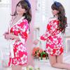 Lencería Sexy Estilo Japonés Pareja Burlándose Pijamas Eróticos Camisón Seductivo Sexy Cheongsam Kimono Flor de Cerezo Traje de Marinero