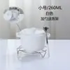 Er Li Bol para Hornear con Tapa, Bol para Postre Binaural, Bol para Sopa, Cerámica, Bol para Huevo al Vapor, Taza, Tapa para Bol de Comida Complementaria para Bebé, Alta Resistencia