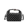 Bolsa Estampada de Bolinhas para Mulheres 2026 Novo Estilo Tendência para o Trabalho Bolsa de Mão Bolsa de Ombro Bolsa Transversal Simples e Elegante com Textura