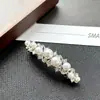 Presilha de Cabelo de Pérola de Alta Qualidade Estilo Coreano para Mulheres, Presilha de Mola, Presilha para Franja Estilo Francês, Acessório de Cabelo Versátil e Elegante