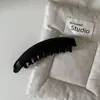 Pinza para el cabello de plátano con estampado de leopardo retro para mujer, clip vertical de torsión para coleta de alta gama, elegante, clip para volumen de cabello en la parte posterior de la cabeza, accesorio para el cabello