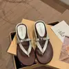 Estilo de fiesta nocturna, deslumbrante y glamuroso, pantuflas de fiesta de lujo, zapatos de mujer 2024, súper ventas, de alta gama, modernos y a la moda