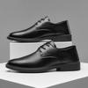 Verão Novo Sapatos de Ervilha de Couro Macio Sapatos Casuais de Couro Masculinos Sapatos Masculinos Tiktok em nome da Explosão Sapatos Derby Masculinos