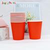 Atacado Spot Copos de Papel Descartáveis Coloridos DIY Feitos à Mão Espessados Copos para Bebida Quente Café com Logotipo Impresso Copos de Papel para Chá com Leite