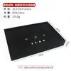 Caja de Joyería Negra de Terciopelo para Guardar Anillos, Collares, Pulseras, Colgantes, Accesorios de Exhibición para Puestos, Bandeja para Joyería