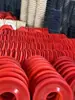 Polea Grúa Gancho de Elevación Gancho Grande Gancho Pequeño Polea de Nylon 8 12 16 20 25T Ton Cabeza de Pluma Rueda de Nylon
