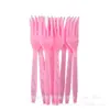 Transfronterizo Nuevo Rosa Congelado Elsa Princesa Niña Fiesta de Cumpleaños Vajilla Plato de Papel Servilleta Decoración Suministros