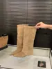 Primeiro Encontro: Botas Longas Pontudas de Salto Alto Sazonais para Mulheres, Coleção Outono/Inverno 2026, Botas de Cavaleiro Slim Fit Cor Damasco, Botas Longas