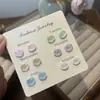Pendientes de Resina, Pendientes de Gato Aurora Ultra Brillantes, Hipoalergénicos, Simples, Compactos y Delicados Accesorios para Orejas para Estudiantes