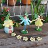 Diversión transfronteriza corriendo hombres y mujeres hada de las flores pastoral retro mini hada de las flores micro paisajismo pequeños adornos decoración de maceta ahora