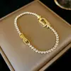 Pulseira Minimalista Japonesa e Coreana com Fivela de Ferradura de Zircônia Pulseira de Luxo Leve com Senso de Alto Padrão Pulseira de Moda Ins de Personalidade de Nicho Atacado