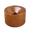 Mesa de Centro para Sala de Estar Doméstica Cinzeiro de Cerâmica Anti-Poeira com Tampa, Cinzeiro Elegante de Estilo Antigo para Escritório