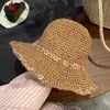 Nuevo Producto de Verano Sombrero de Paja Tejido Colorido Yafeng para Mujer, Sombrero Estilo Resort de Playa, Sombrero de Pescador de Ala Ancha para Protección Solar