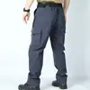 Pantalones Tácticos de Alta Venta Transfronterizos para Hombre, Primavera y Otoño, Resistentes al Desgaste, Multibolsillos, Resistentes al Agua, Pantalones Multibolsillos para Exteriores