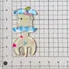 Núcleo de Manzana Transparente Gato Tenedor Acrílico DIY Pasador Funda de Teléfono Zapato de Madera Parche de Flor Materiales para Manualidades