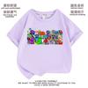 Nueva Camiseta de Manga Corta de Verano Class Garden 3 para Niños y Niñas, Ropa de Dibujos Animados para Paraíso, Tendencia de Media Manga