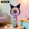 Ventilador Pequeño Portátil Color Caramelo Dibujos Animados Base de Soporte Extraíble Ventilador de Carga para Escritorio Premios de Festival
